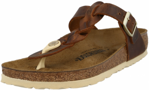BIRKENSTOCK Žabky 'Gizeh'  gaštanová