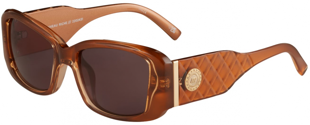LE SPECS Slnečné okuliare 'NOUVEAU RICHE'  hnedá