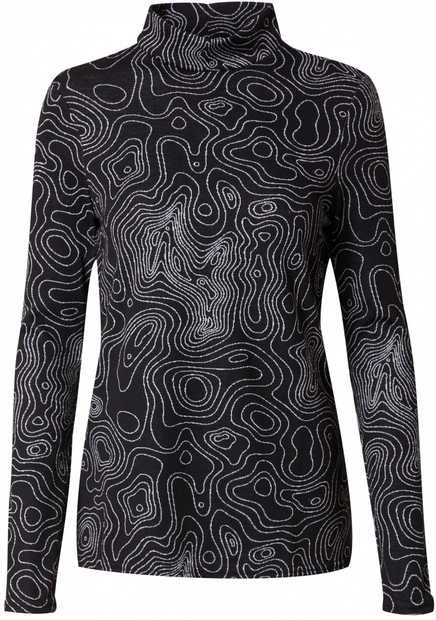 River Island Tričko  čierna / biela