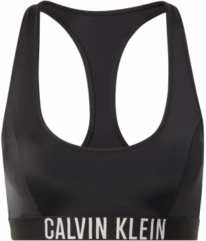 Calvin Klein Swimwear Bikinový top  čierna / biela