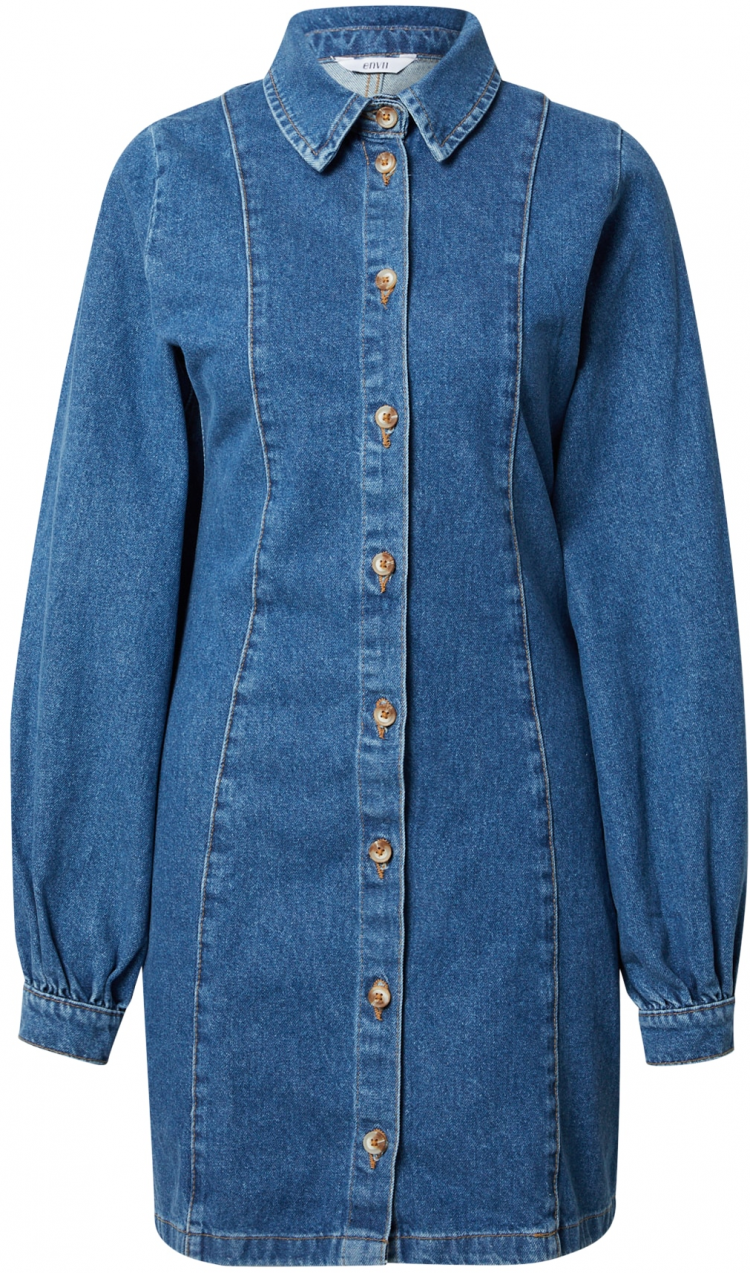 Envii Košeľové šaty 'Rowan'  modrá denim