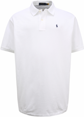 Polo Ralph Lauren Big & Tall Tričko  námornícka modrá / biela
