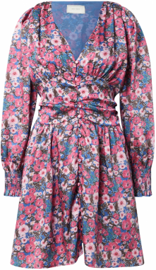 Neo Noir Košeľové šaty 'Lecia'  modrá / nefritová / pitaya / čierna