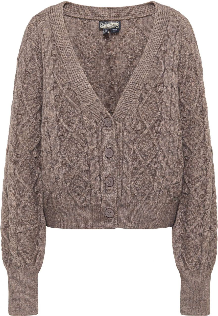 DreiMaster Vintage Kardigán  farby bahna