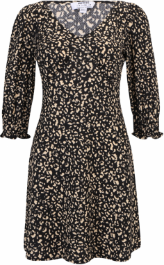 Dorothy Perkins Petite Šaty  béžová / čierna