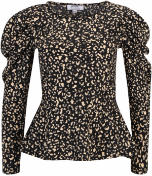 Dorothy Perkins Petite Tričko  svetlobéžová / čierna