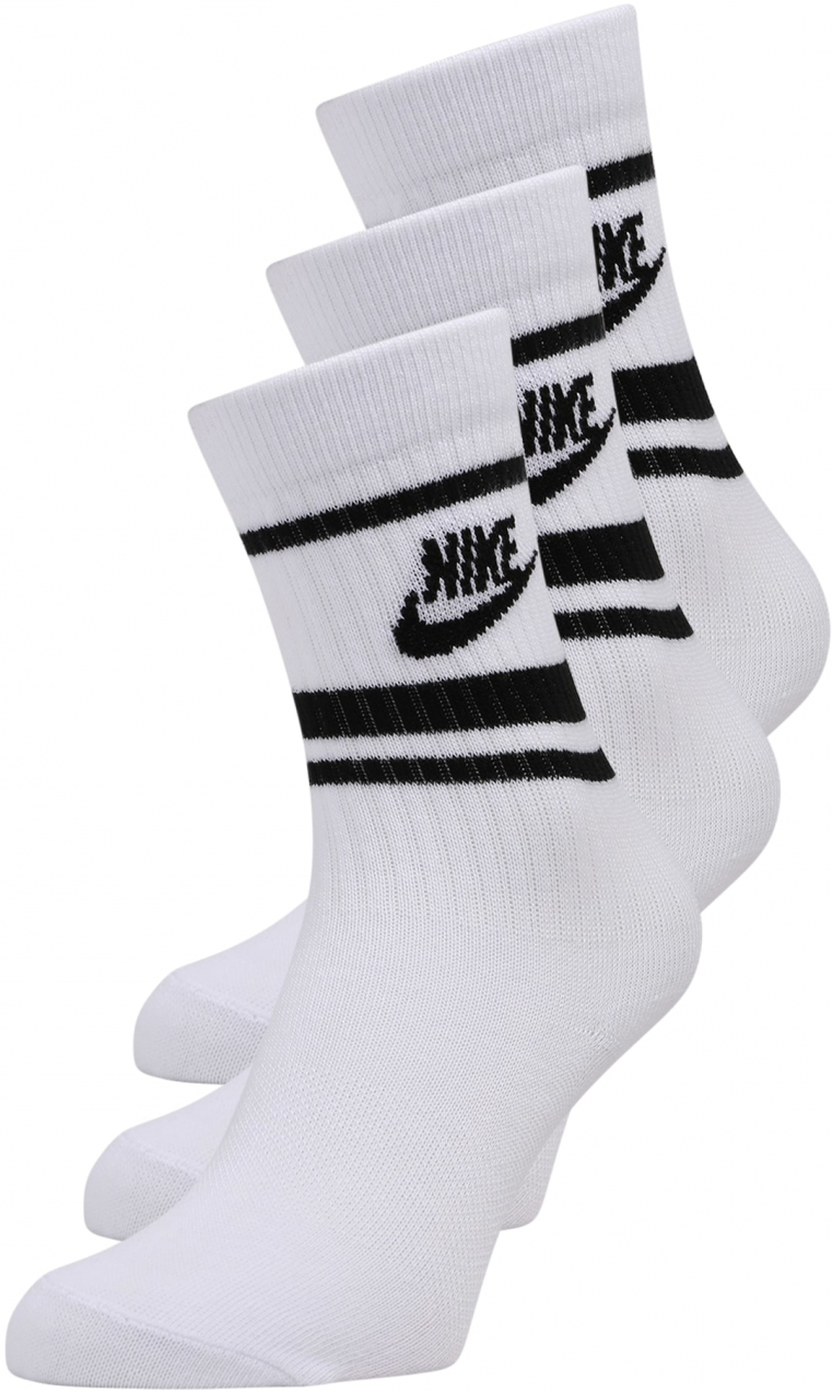 Nike Sportswear Ponožky  čierna / biela