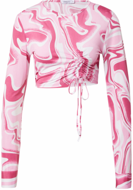 RECC Tričko 'ZORA'  ružová / ružová / biela