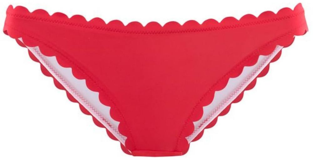 LASCANA Bikinové nohavičky 'Scallop'  brusnicová