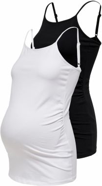Only Maternity Top 'Lovely'  čierna / biela