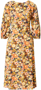 Traffic People Šaty  žltá / zmiešané farby / čierna