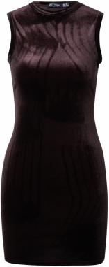 Nasty Gal Šaty  tmavohnedá