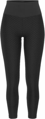 LASCANA ACTIVE Športové nohavice  čierna / biela