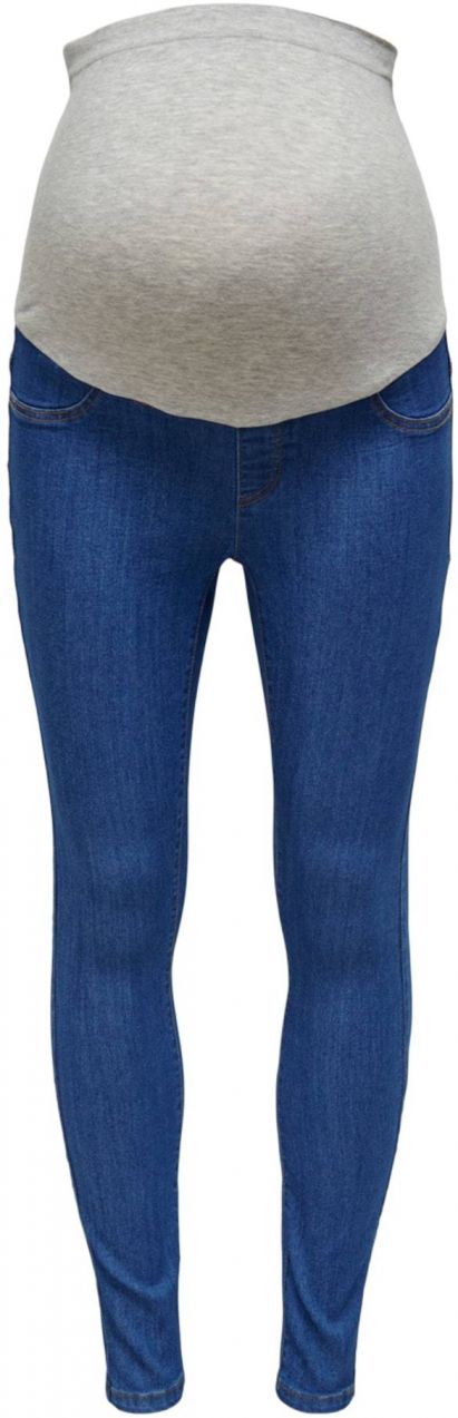 Only Maternity Jeggings 'Rain'  modrá denim / biela