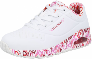 SKECHERS Nízke tenisky 'Loving Love'  fialová / ružová / červená / biela