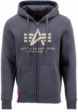 ALPHA INDUSTRIES Tepláková bunda  krémová / sivá