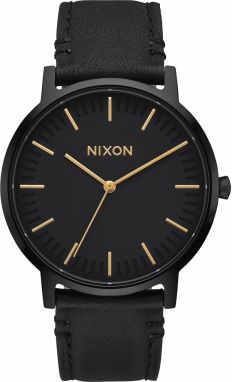 Nixon Analógové hodinky  zlatá / čierna