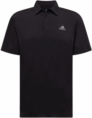 ADIDAS GOLF Funkčné tričko  čierna / strieborná