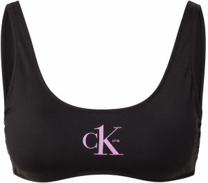 Calvin Klein Swimwear Bikinový top  ružová / čierna