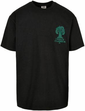 Urban Classics Tričko  zelená / čierna