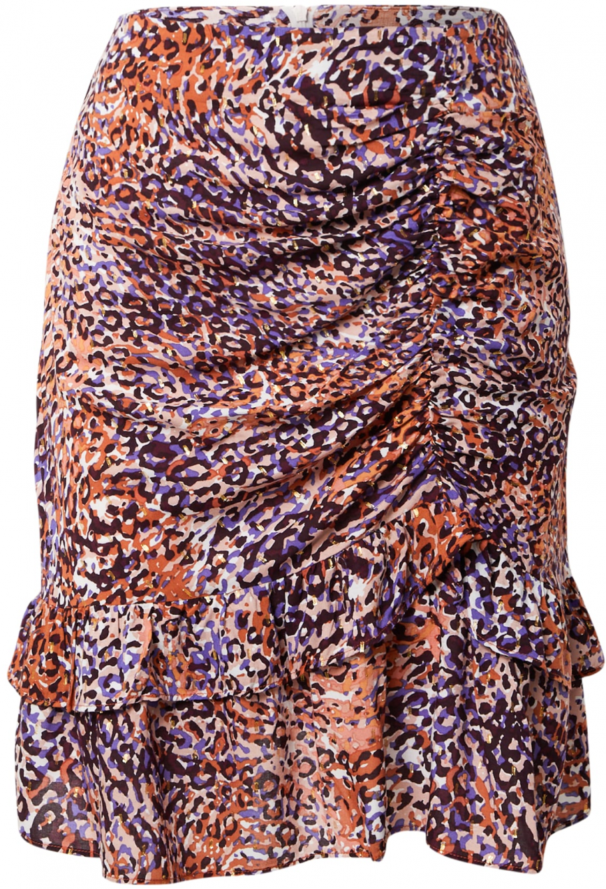 Suncoo Sukňa 'FINA'  telová / fialová / oranžová / tmavočervená