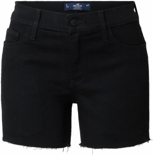 HOLLISTER Džínsy  čierny denim