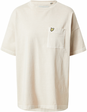 Lyle & Scott Tričko  béžová / žltá / čierna