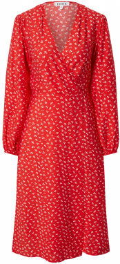 EDITED Šaty 'Alene'  červená / biela