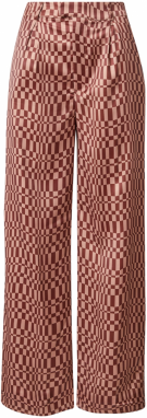 Missguided Plisované nohavice  hnedá / ružová