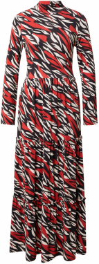 Warehouse Šaty  červená / čierna / biela