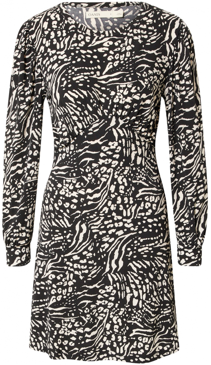 Oasis Šaty  čierna / biela