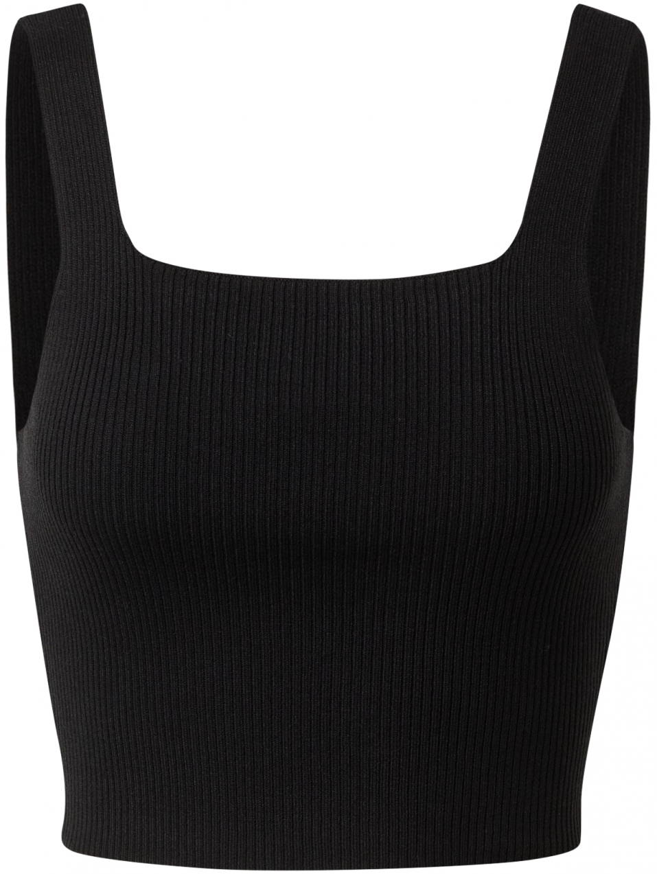 Urban Classics Vyšívaný top  čierna