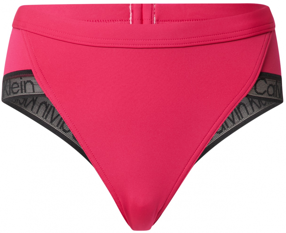 Calvin Klein Swimwear Bikinové nohavičky 'BRAZILIAN'  ružová / čierna / biela