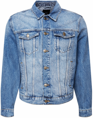 River Island Prechodná bunda  modrá denim