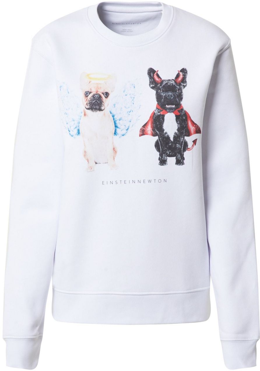 EINSTEIN & NEWTON Mikina 'Good Dogs Klara Geist'  zmiešané farby / biela