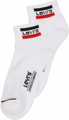 LEVI'S ® Ponožky  červená / čierna / biela