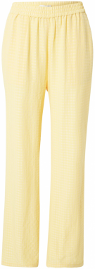 Lollys Laundry Nohavice 'Ted'  žltá / biela