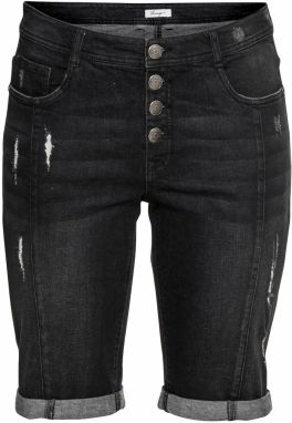 SHEEGO Džínsy  čierny denim