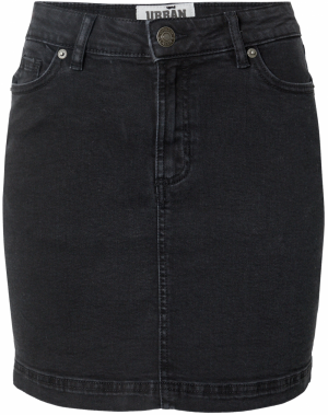 Urban Classics Sukňa  čierny denim