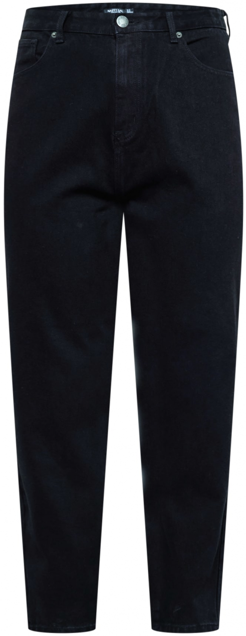 Nasty Gal Plus Džínsy  čierny denim
