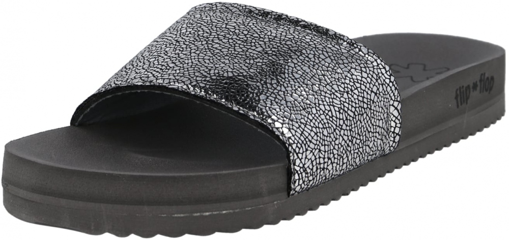 FLIP*FLOP Šľapky  antracitová / strieborná