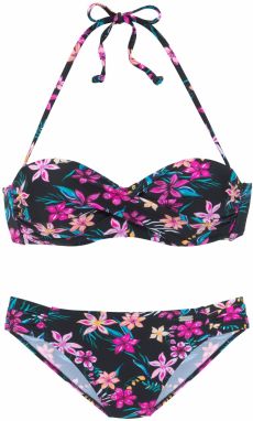 BUFFALO Bikiny  tyrkysová / smaragdová / broskyňová / fuksia / čierna