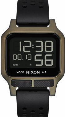 Nixon Digitálne hodinky 'Heat'  olivová / čierna