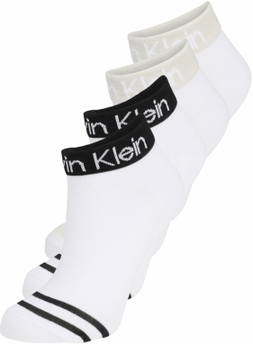Calvin Klein Underwear Ponožky  svetlosivá / čierna / biela