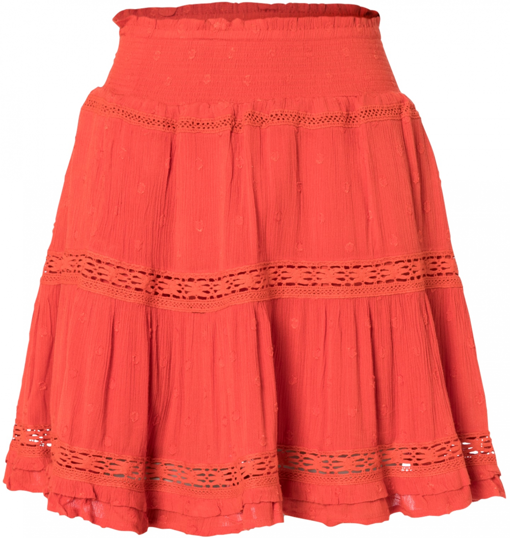 Superdry Sukňa  hrdzavo červená