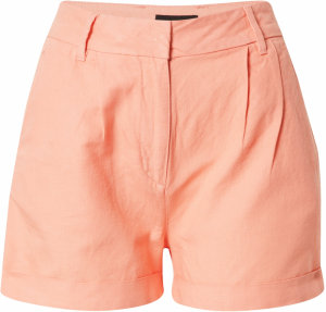 Superdry Plisované nohavice 'STUDIOS'  pastelovo oranžová