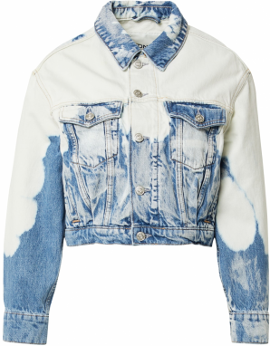 ONLY Prechodná bunda  modrá denim / biela