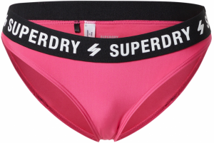 Superdry Bikinové nohavičky  svetloružová / čierna / biela