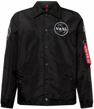 ALPHA INDUSTRIES Prechodná bunda 'NASA'  čierna