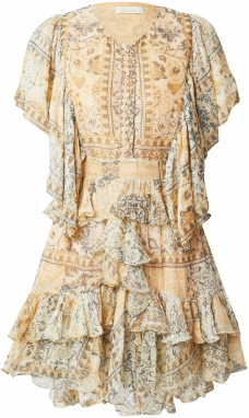 Mes Demoiselles Košeľové šaty  hnedá / svetlohnedá / medová / antracitová